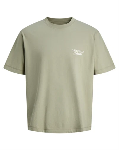Jack & Jones Junior - JORNorrebro Typo T-shirt - Seagrass 